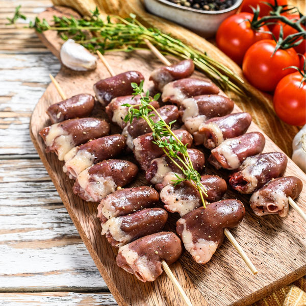 שיפודי לבבות עוף